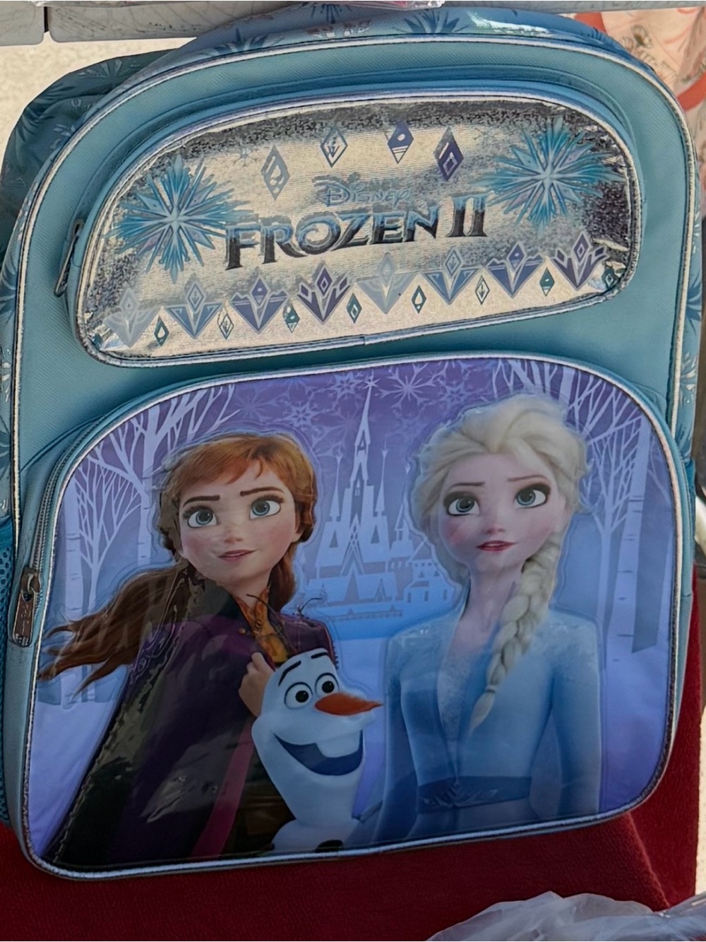 Disney Frozen II Kids Backpack - Blue & Purple